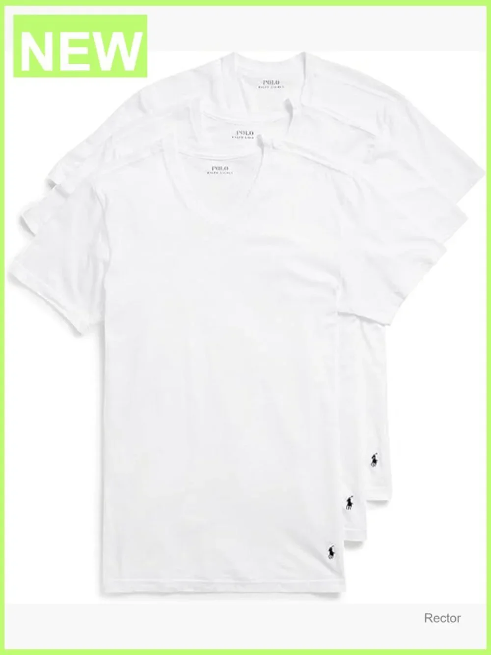 Men's Classic Fit Cotton V-Neck Tee 3-Pack